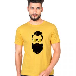 Beared-Pic-T-Shirt-Men-DudsOutfit