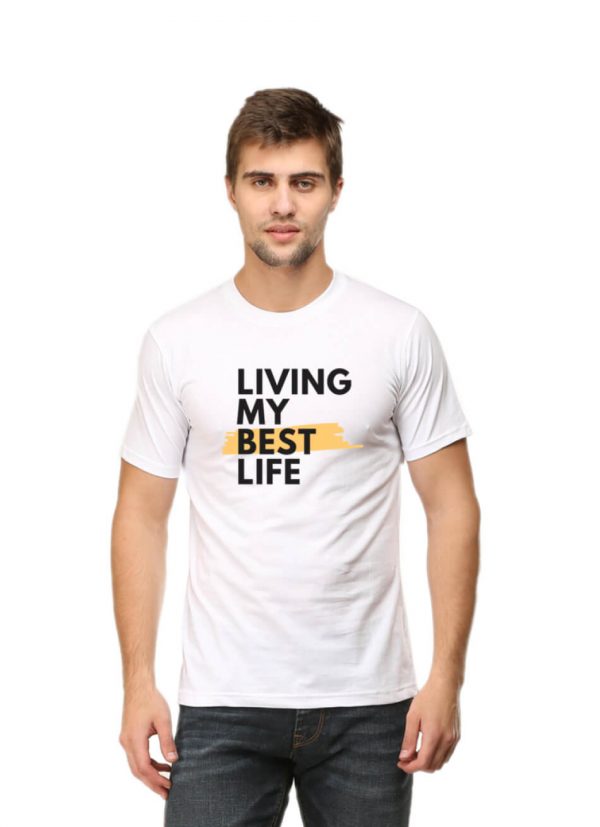 Living-My-Life-T-Shirt-Male-DudsOutfit