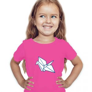 Origami-Paper-Crane-T-Shirt-Kid-DudsOutfit