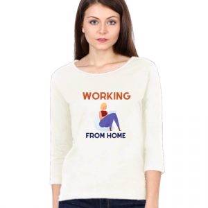 Working-From-Home-T-Shirt-Female-DudsOutfit